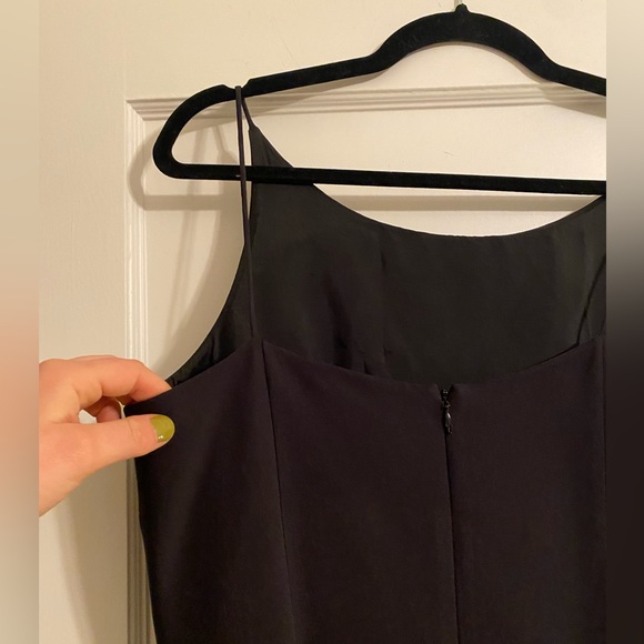 Ann Taylor Loft, perfect strappy, high neck Little Black Dress, size 6 - Picture 4 of 5